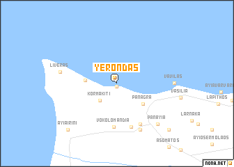 map of Yerondas