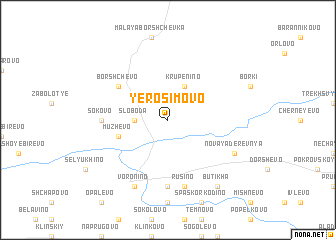 map of Yerosimovo