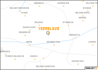 map of Yerpelëvo