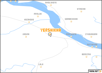map of Yershikha