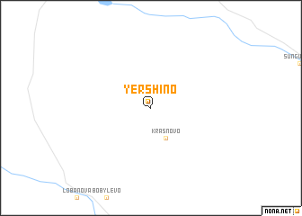 map of Yershino