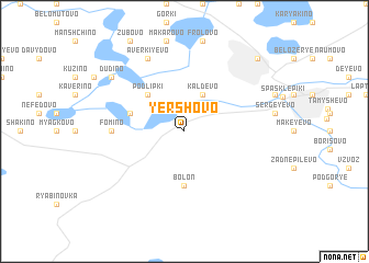map of Yershovo