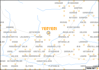 map of Yéryeri