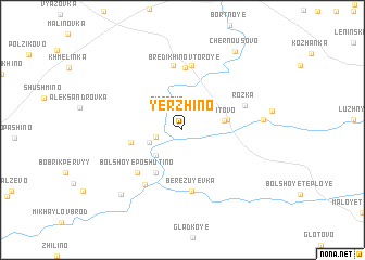 map of Yërzhino