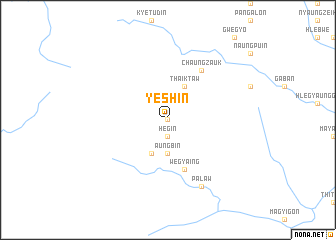 map of Yeshin