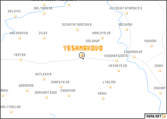 map of Yeshmakovo