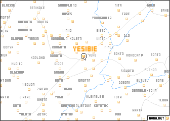 map of Yesibie