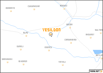 map of Yeşildon