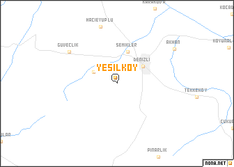 map of Yeşilköy