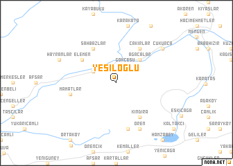 map of Yeşiloğlu