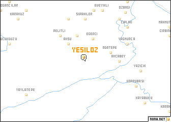 map of Yeşilöz