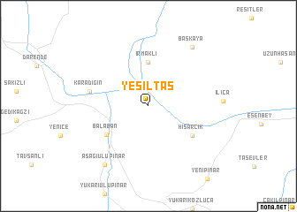 map of Yeşiltaş