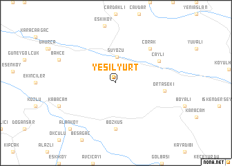 map of Yeşilyurt