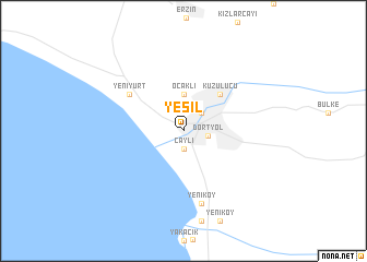 map of Yeşil