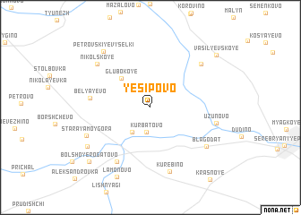 map of Yesipovo