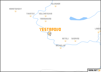map of Yestapovo