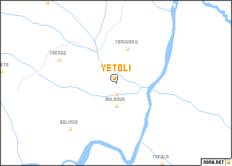 map of Yetoli