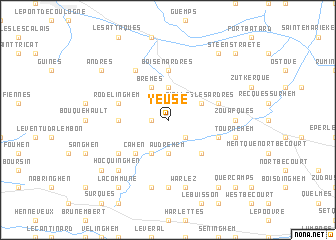 map of Yeuse