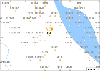 map of Ye-u