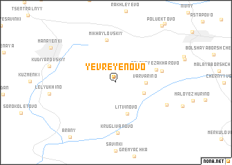 map of Yevreyenovo