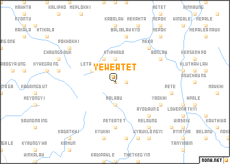 map of Yewe-atet