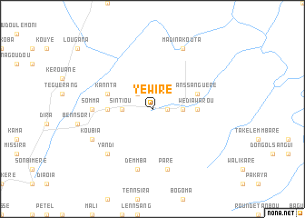 map of Yéwiré