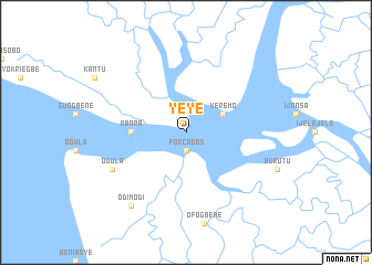 map of Yeye