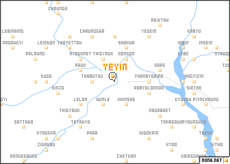 map of Yeyin