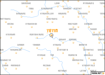 map of Yeyin