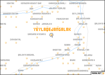 map of Yeylāq-e Jangalak