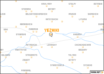 map of Yezhiki