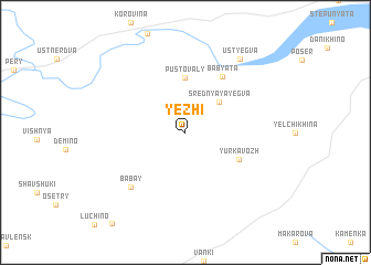 map of Yezhi