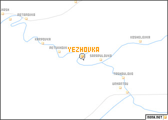 map of Yezhovka