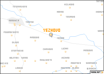 map of Yezhovo