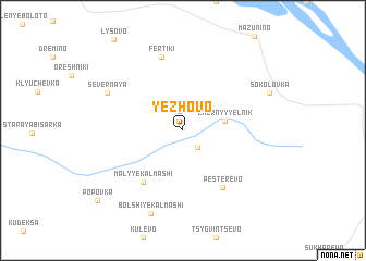 map of Yezhovo