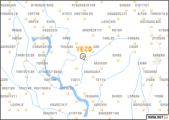 map of Yezo