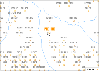 map of Yidino