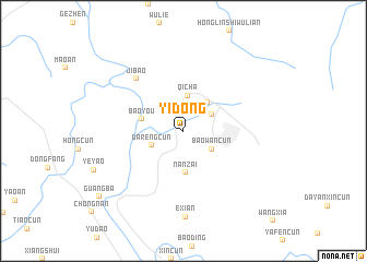 map of Yidong