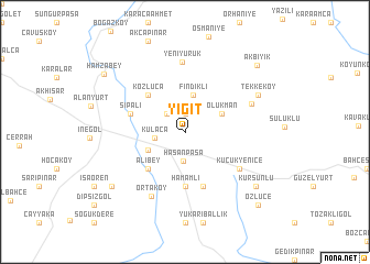 map of Yiğit