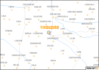 map of Yikouqiao