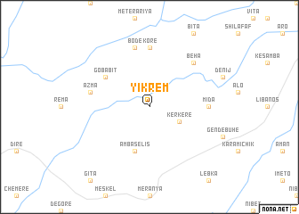 map of Yikrem