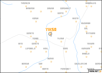 map of Yiksa