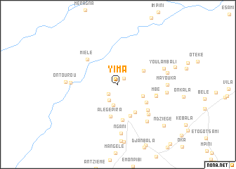 map of Yima