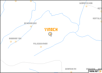 map of Yinach