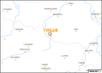 map of Yingjia