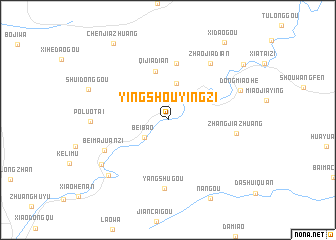 map of Yingshouyingzi