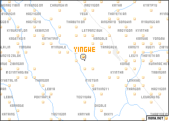 map of Yingwe