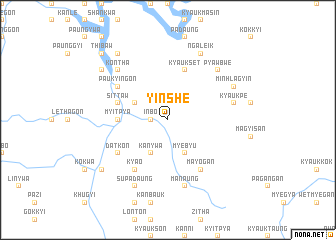 map of Yinshe