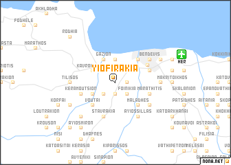 map of Yiofirákia