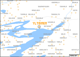 map of Yltöinen